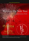 Plakat zum Winterkonzert "Welcome the New Year"